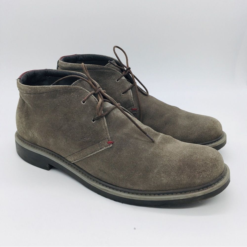 Geox Suede Leather Comfort Chukka Boots